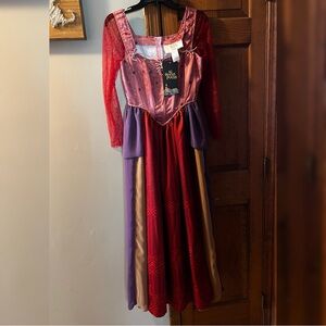 Women's Deluxe Hocus Pocus Salem Halloween Costume - Sarah Sanderson NWT